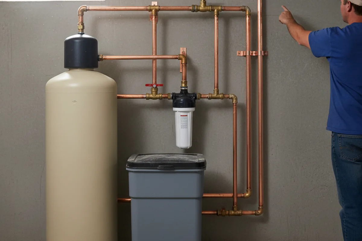 Whole-house water treatment system installed in Burbank